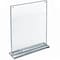 Azar Displays Slim Deluxe Acrylic Block Frame 11in x 14in on 1/2in Acrylic Base, Magnet Closure, Rubber Bumpers 104770 - alternate 1